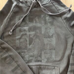 Taylor Swift The Eras USA Tour Hoodie 2-Sided Black Grey Small Official Merch